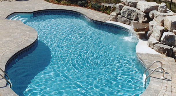 Inground Pool Liners - Vinyl Liner Pattern - Tripoli Gold